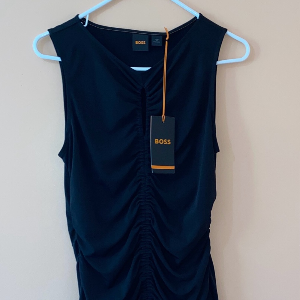 Hugo Boss Black Ruched Tank Top - Picture 9 of 12